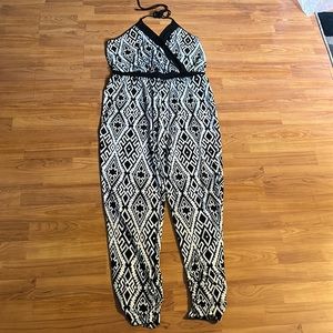 Charlotte Russe halter one piece pants jumpsuit